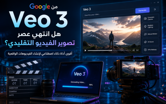 Veo 3 من Google: هل انتهى عصر تصوير الفيديو التقليدي؟