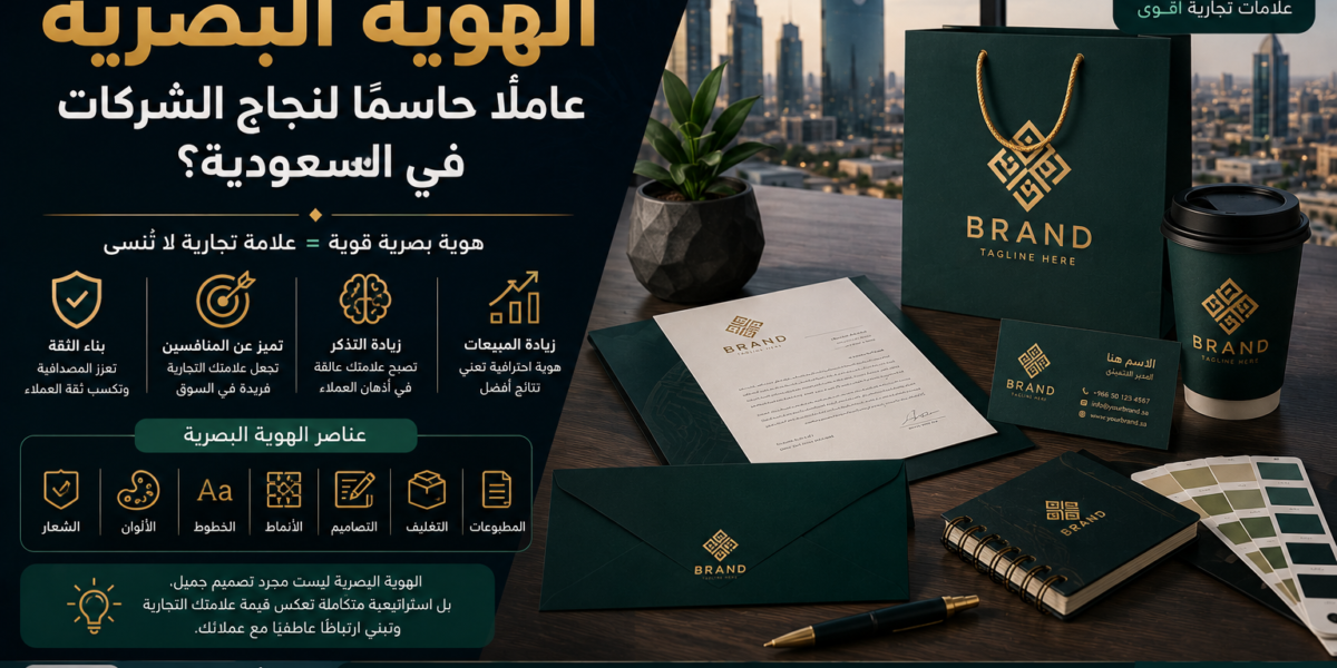 لماذا أصبحت الهوية البصرية عاملًا حاسمًا لنجاح الشركات في السعودية؟