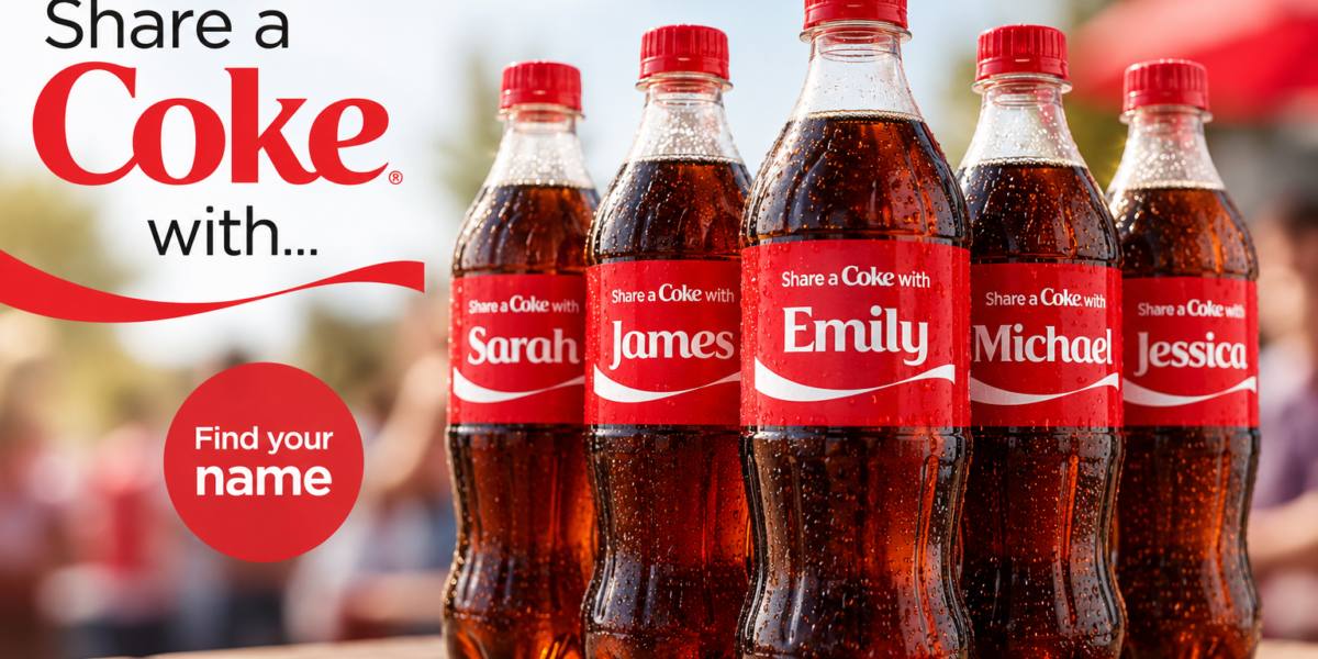 حملة Share a Coke: كيف جعلت كوكاكولا ملايين الأشخاص يبحثون عن أسمائهم؟