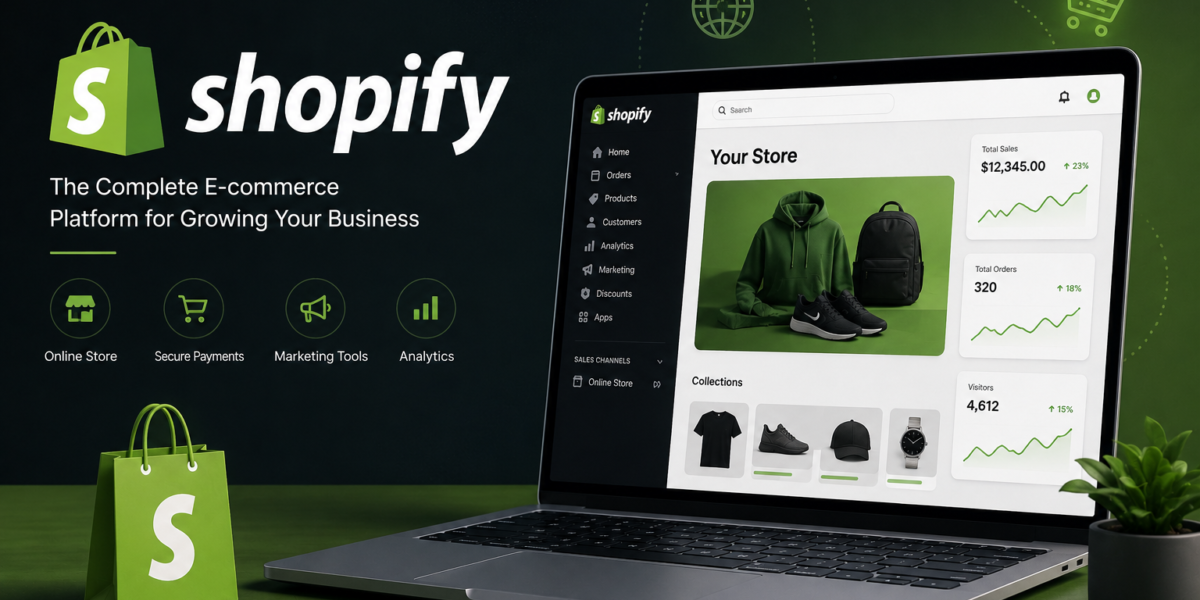 Shopify: لماذا يُعتبر أفضل منصة لإنشاء متجر إلكتروني في 2026؟